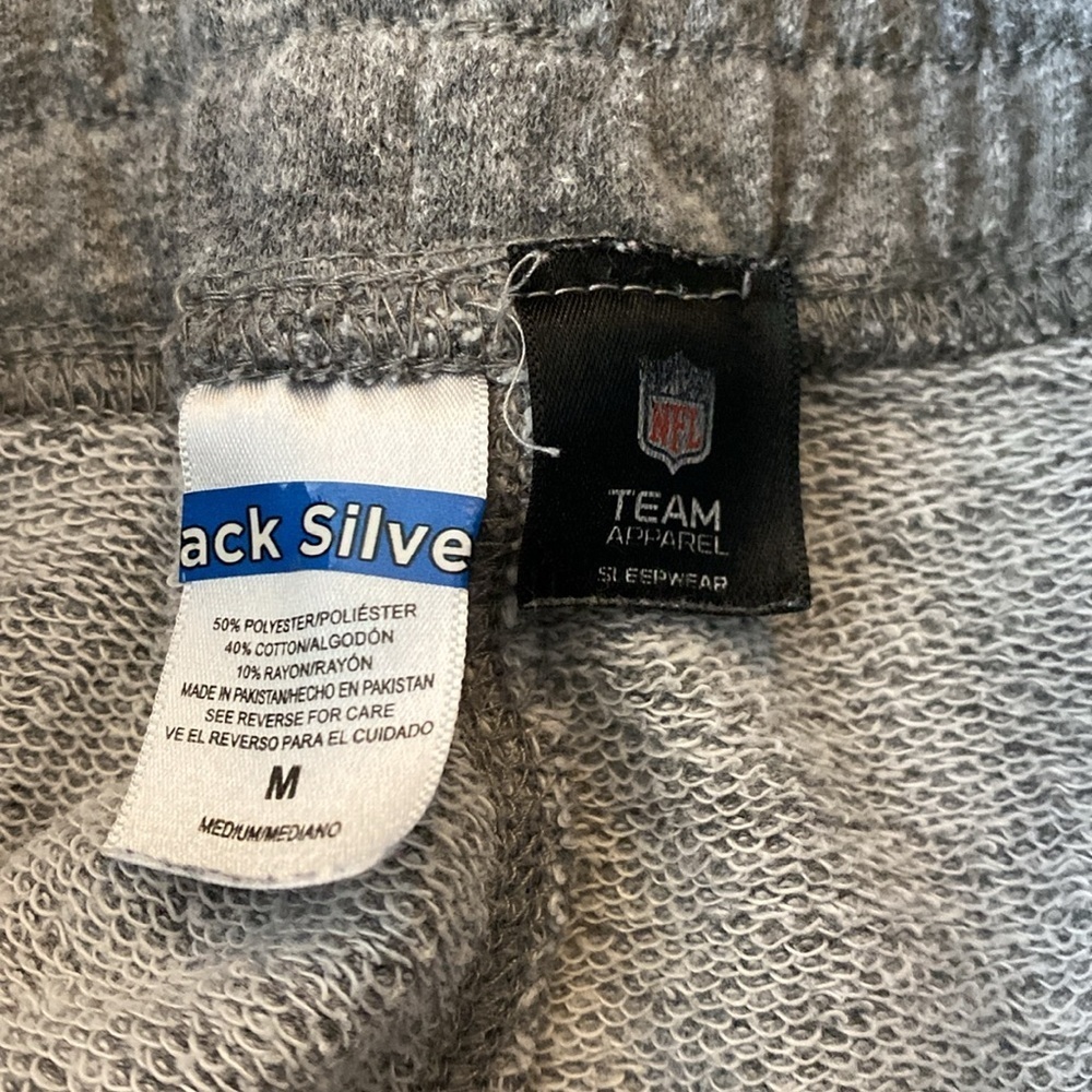 NFL Men’s Gray Jets Sweat Shorts Size M - Picture 4 of 6
